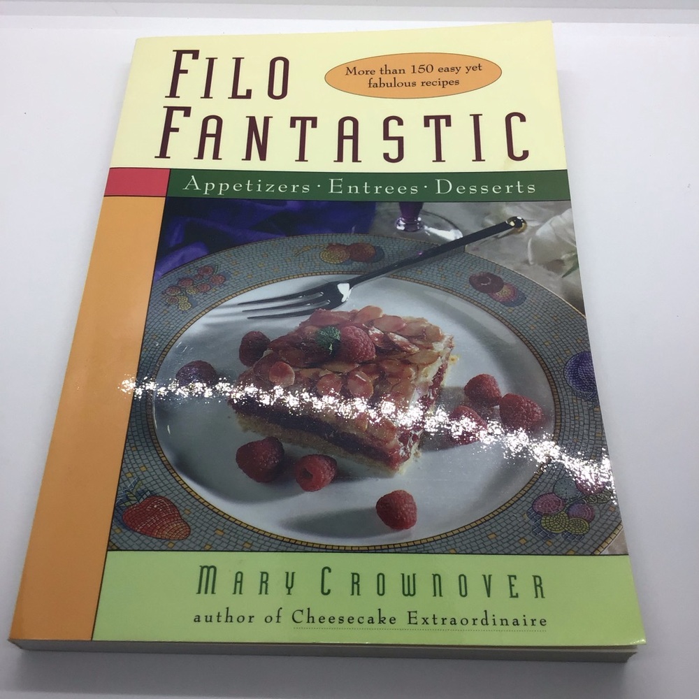 New Vintage Filo Fantastic Recipe Cookbook PB First Ed Phyllo Pastry Baklava